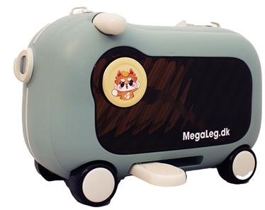 3-in-1 lasten 'ride-on' -matkalaukku, sininen-2