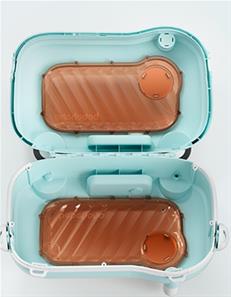 3-in-1 lasten 'ride-on' -matkalaukku, sininen-3