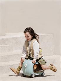 3-in-1 lasten 'ride-on' -matkalaukku, sininen-6