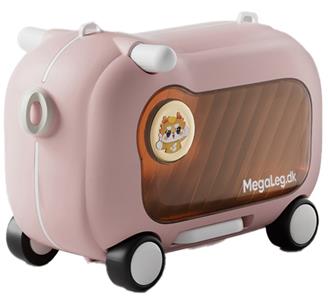 3-in-1 lasten 'ride-on' -matkalaukku, vaaleanpunainen