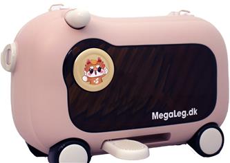 3-in-1 lasten 'ride-on' -matkalaukku, vaaleanpunainen-2