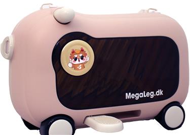 3-in-1 lasten 'ride-on' -matkalaukku, vaaleanpunainen-2