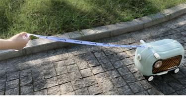 3-in-1 lasten 'ride-on' -matkalaukku , valkoinen/ruskea-5