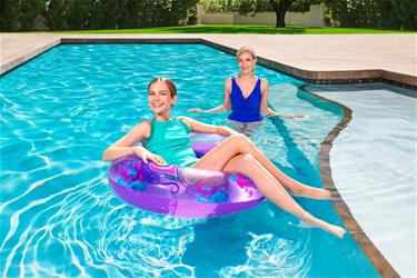 91 cm:n uimarengas värikkäillä höyhenillä-3