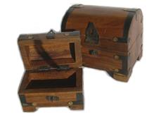 Aarrearkku 2 kpl 14x11x13 cm