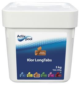 ActivPool Kloori LongTabs 200g 5kg, hidas kloori