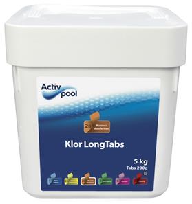 ActivPool Kloori LongTabs 200g 5kg, hidas kloori
