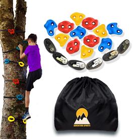 Adventure Sports Kiipeilykivet sis. hihnat puuta varten-4