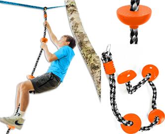 Adventure Sports kiipeilyköysi 198 cm (sis. karabiinin)