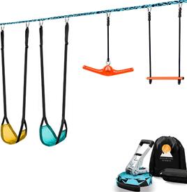 Adventure Sports Slackline-sarja, keinut, twister ja monkeybar-2