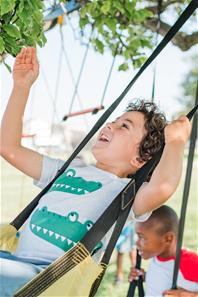 Adventure Sports Slackline-sarja, keinut, twister ja monkeybar-8