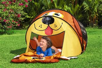 AdventureChasers Koiranpentu Pop-up leikkiteltta 182 x 96 x 81 cm-3