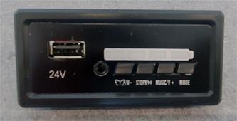 Äänentoistojärjestelmä 24v sähkötraktorille 24V