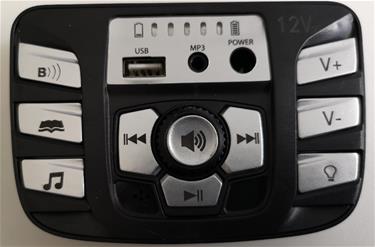 Äänijärjestelmä Super SUV XL sähköautolle 12V