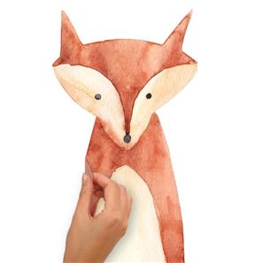 Akvarelliväriset Metsän eläimet seinätarrat-4