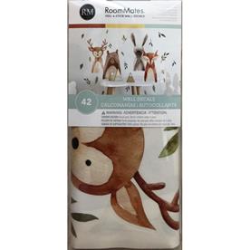 Akvarelliväriset Metsän eläimet seinätarrat-6