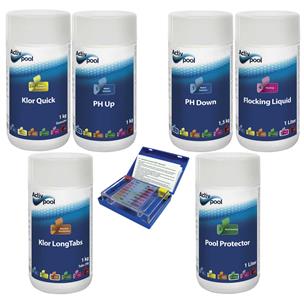  Altaan kloorin aloituspakkaus Large