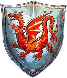 Amber Dragon vaahtomuovikilpi