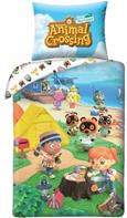 Animal Crossing vuodevaatteet - 140x200 cm - 100 % puuvillaa