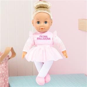 Anna Prima Ballerina Nukke 33 cm, pehmeä vartalo ja uniset silmät-6