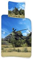 Armeijan helikopteri vuodevaatteet 140 x 200, 100 prosenttia puuvillaa.