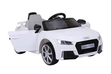 Audi TT RS Sähköauto lapsille 12V, valkoinen-12