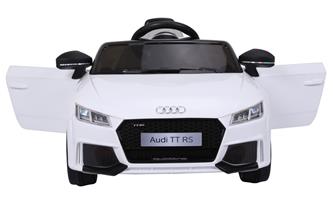 Audi TT RS Sähköauto lapsille 12V, valkoinen-2