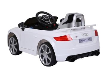 Audi TT RS Sähköauto lapsille 12V, valkoinen-6
