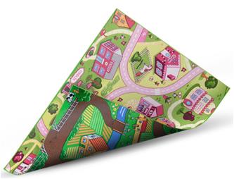 Käännettävä Farm Life/Makea kaupunki automatto 95x133 cm-2