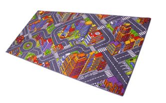 Autoleikkimatto Big City 95 x 200 cm-3