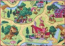 Autoleikkimatto Candy Town 95 x 133 cm