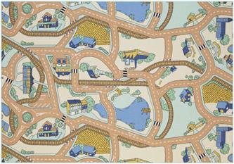 Autoleikkimatto Desert Fog 140 x 200 cm