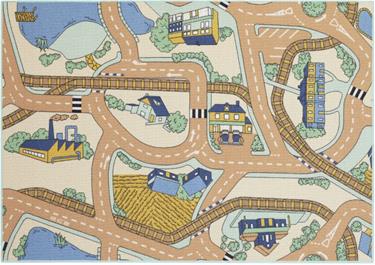 Autoleikkimatto Desert Fog 95 x 133 cm