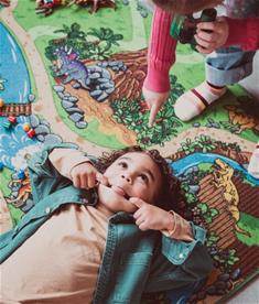 Autoleikkimatto ''Dino World'' 140 x 200 cm-2