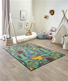 Autoleikkimatto "playtime" 140 x 200 cm -2