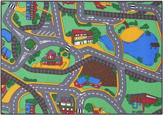 Autoleikkimatto "playtime"  95 x 133 cm