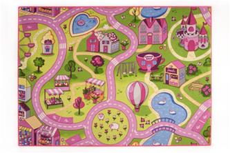 Autoleikkimatto Sweet Town 95 x 133 cm