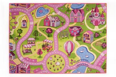 Autoleikkimatto Sweet Town 95 x 133 cm