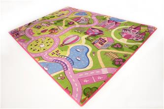 Autoleikkimatto Sweet Town 95 x 133 cm-3