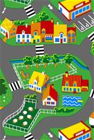 Autoleikkimatto Village Life 100 x 165 cm