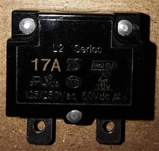 Automaattisulake 17A sähköiseen lasten autoon 24V