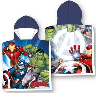 Avengers Poncho kylpypyyhe hupulla - 100% puuvillaa
