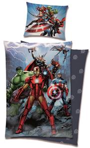 Avengers vuodevaatteet 140 x 200, 100 prosenttia puuvillaa.