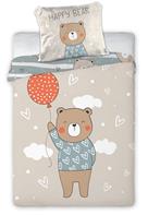Baby Happy Bear Junior vuodevaatteet 100x135 cm