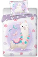 Baby Lama Junior vuodevaatteet 100x135 cm - 100 prosenttia puuvillaa.
