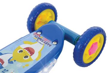 Baby Shark kolmipyöräinen potkulauta, musiikki ja valot-4