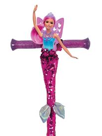 Barbie Merenneito paljetit ja glitter lasten potkulauta-11