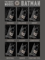 Batman Moods fleecehuopa 130 x 170 cm