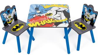 Batman Puinen pöytä ja tuolit-7