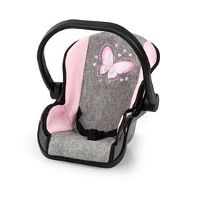 Bayer Design Buggy nukenrattaat Mega Set, harmaa/vaaleanpunainen-10